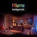 Miume 16.4ft Music LED Strip Lights, Led Color Changing Strip Lights, Led Lights Strip with Remote and APP Controller for Home Lighting Kitchen Bed Room Flexible, Change The Light Color with Music
