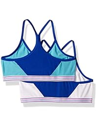 Hanes Big Girls 'Confort Flex Fit sin costuras correa fina espalda cruzada 2-Pack