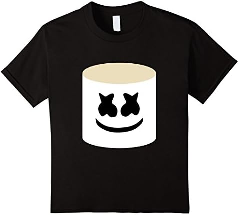 Kids Kids Boys Girls Mello Smile Marshmallow Happy T Shirt 8 Black