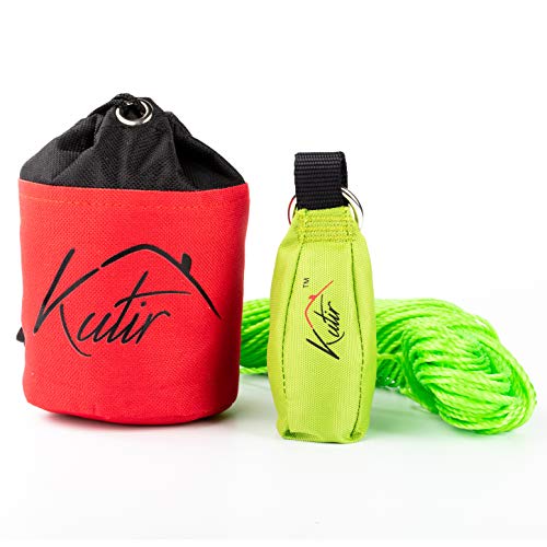 Kutir Pack of 2, Throw Line Storage Bag with Capacity of 250' Throw Line Drawstring, Perfect for Storage Bag for Arborist, Tree Climbing, High Limb Climbing