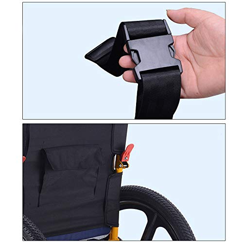 Byx- Electric Wheelchair, Folding Portable Automatic Intelligent Wheelchair, Disabled Four-Wheeled Care Vehicle, 150kg Load, EABS Brake System Wheelchair (Color : 20A Lead Acid Battery)