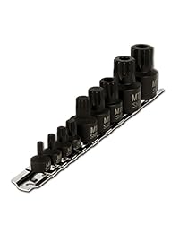 Performance Tool (w38965) Juego 9 piezas de impacto adaptador para Bit Juego de llaves de vaso