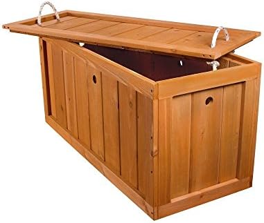 Gorilla Playsets Wooden Toy Chest in Amber Stained Cedar
