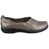 Women's Clarks, Evianna Fig4 Slip on Shoes PEWTER 8 M
