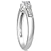 Diamond Three Stone Ring Available in 10K White Gold (1/2ctw - 1 1/2ctw)