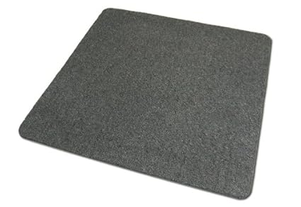 Deko-Matten-Shop Fußmatte Olefin, Schmutzfangmatte, Quadratisch, 110x110 cm, Grau, in 14 Größen und 5 Farben