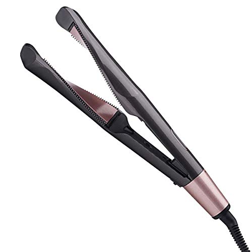 LONHEO Professional Hair Straightener 2 in 1 Curling Flat Iron Ceramic Twisted Straightening Iron with LCD Display,Dual Voltage,Auto Shut-off and Adjustable Temp
