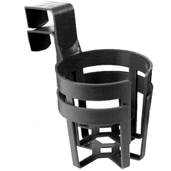 Custom Accessories 92200 Large Plastic Cup Holders, Black, 2-Pack