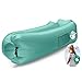 Legit Camping Inflatable Lounger with Carrying Bag & Pockets for Indoors/Outdoors – Blow up Couch & Inflatable Sofa with Headrest & Securing Stake- for Camping Beach or Pool (Sea Green)