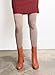Women Color Flat knit Sweater Cotton Stirrup Footless Footed tights (S/M, Camel)