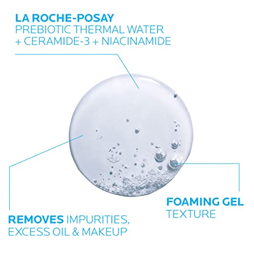La RochePosay Toleriane Purifying Foaming Facial Cleanser, Face Wash for Oily Skin and Normal