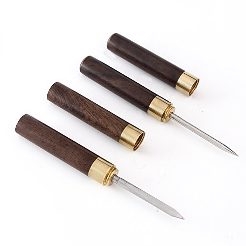 2Pcs Edelstahl Puer Nadel Tee Messer Tee Nadel Ice Pick f¨¹r brechen Piecing Kuchen Ziegel (Schwarzes Holz) – Bild 7