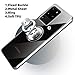 Elegant Choise Galaxy S20 Ultra Case, Crystal Clear Ring Holder Magnetic Kickstand Shockproof Transparent Flexible Soft TPU Bumper Cover for Samsung Galaxy S20 Ultra 5G 6.9