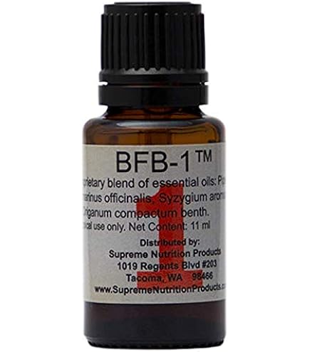 Amazon.com: Supreme Nutrition BFB-2 Essential Oil Blend, 11 ml