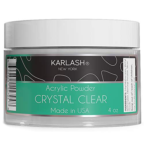 Karlash Professional Polymer Kit Acrylic Powder Crystal Clear 4 oz and
