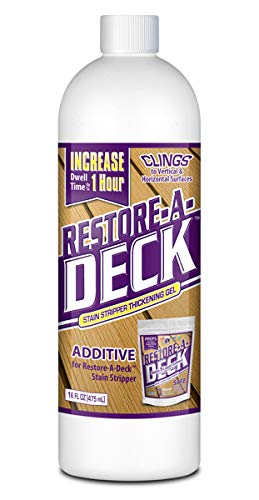 Restore-A-Deck Stain Stripper, Wood Brightener, Booster, Thickening Gel Combo Pack