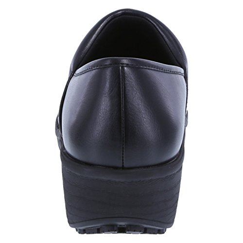 safeTstep Slip Resistant Women's Black Women's Gretchen Clog