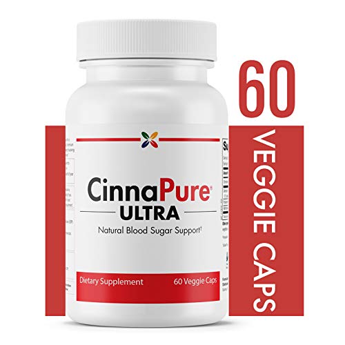 Natural Blood Sugar Support - CinnaPure Ultra Cinnamon Complex - Stop Aging Now - 60 Veggie Caps Natural Blood Sugar Support - CinnaPure Ultra Cinnamon Complex - Stop Aging Now - 60 Veggie Caps