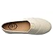Ollio Women's Shoe Slip on Sneaker Canvas Flat ML031(7 B(M) US, Beige)