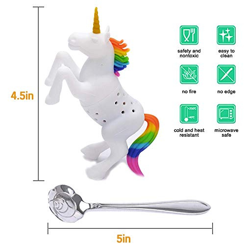 Besego Silicone Tea Infuser, King Horse Loose Leaf Tea Strainer, Cute Tea Filter For Tea Lovers