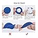 10/20 pack Ultra-Soft Makeup Foundation Sponge Air Cushion Powder Puff for Applying BB Cream, Liquid Cream, Shading Loose Powder (10pack blue)