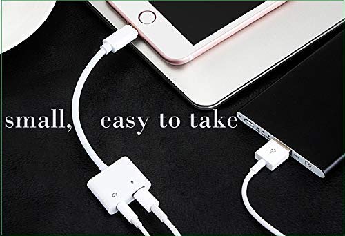 iPhone Compatible 3.5mm Headphone Power Dual Adapter  - Thumbnail 2