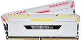 CORSAIR VENGEANCE RGB 16GB (2x8GB) DDR4 3200MHz C16 Desktop Memory - White