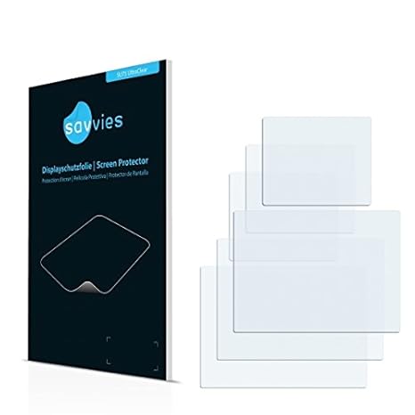 6x Savvies SU75 UltraClear Displayschutz Schutzfolie für Easypix Aquapix W1400 Active (Vorder- und Rückseite) (ultraklar, ein
