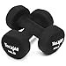 Yes4All Neoprene Coated Dumbbell Hand Weight Sets of 2 - Multiple Weight Options with 15 Colors, Anti-roll, Anti-Slip, Hexagon Shape - 20 LB