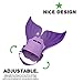 Tendol Mermaid Swimming Fin, with new strong adjustable strap. (Purple)