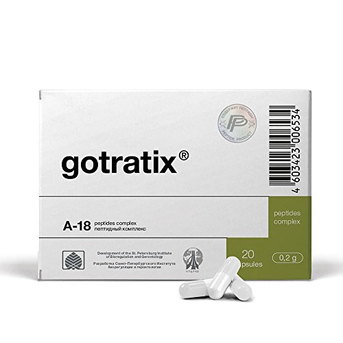 Gotratix - A-18 - Muscle Peptide Bioregulator - 20 x 200 Milligram Tablets Gotratix - A-18 - Muscle Peptide Bioregulator - 20 x 200 Milligram Tablets