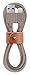 Native Union BELT Cable - 4ft Ultra-Strong Reinforced [Apple MFi Certified] iPhone / iPad Lightning to USB Charging Cable with Leather Strap (Taupe)