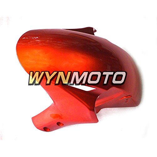 WYNMOTO ABS Plastic Injection Motorcycle Fairing Kit For Honda CBR1000RR 2004 2005 Orange Gold Flame Sportbike Covers - Thumbnail 3