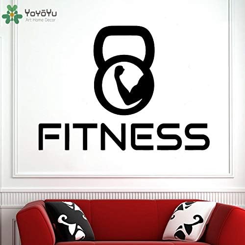 nkfrjz Fitness Stickers Vinyl Art Salon Decor Living Room wall stickers kids wall stickers kids 42x30cm