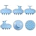 TTKLYN Hair Shampoo Brush, Scalp Care Hair Brush with Soft Silicone Scalp Massager, Light Blue
