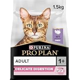 Purina Proplan Delicate Turkey Dry Cat Food (Brown, 1.5kg, 12371057)