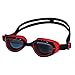HiCool Anti-Fog Swim Goggle for Kids and Early Teens (Black/Red)