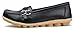 Kunsto Women's Leather Loafer Shoes Slip On US Size 8.5 Black