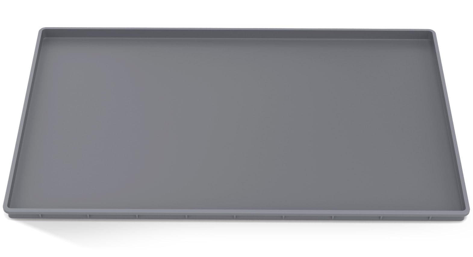 Inwee Unterlage Silikonmatte für Kaffeemaschinen, Anti-Rutsch Silikonmatte für Kaffeevollautomat Barista Zubehör, kompatibel mit EQ.6, Philips LatteGo und De'Longhi Magnifica usw. - Grau (47 x 29 cm)