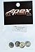 Apex RC Products 48 Pitch 28T 29T 30T 31T Aluminum Pinion Gear Set #9753