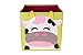 Clever Creations Cute Cow Collapsible Toy Storage Organizer, Sturdy Toy Box Folding Cube for Kids, Perfect for Organizing Books, Toys, Clothes and Shoes