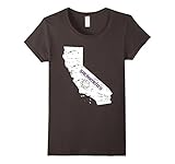 Womens Sacramento California CA Distressed Basketball T-Shirt Large Asphalt