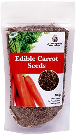 Jioo Organics Edible Carrot Seed_Pack of 100 g