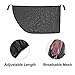 AURSINC Car Side Window Sun Shade, Breathable Mesh Sun Shield with Sunlight Protection Reduce Cold Wind Fit for Cars and SUVs -4 Packs
