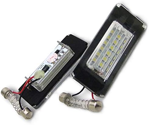 MuChangZi 2Pcs No Error LED Number License Plate Light For B/MW Mini Cooper R56