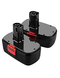 Paquete de 2 baterías de 19,2 V 3600 mAh para Craftsman C3 DieHard Ni-MH de repuesto 130279005 130279003 130279017 315.113753 315.115410 315.11485 1323903 1323517 11375 11376 herramientas inalámbricas