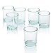 Light In The Dark Clear Glass Round Votive Candle Holders Set of 12 primary
