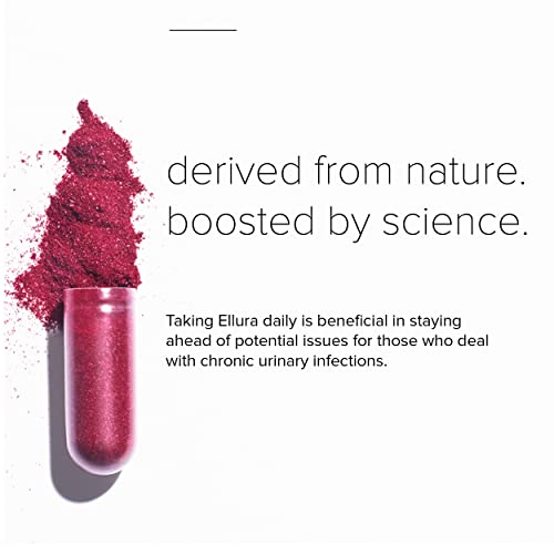 Solv Wellness Ellura Clinically Proven Cranberry Supplement: Get Ahead of UTIs with 36mg of 100% Bioavailable PAC, 90 Capsules