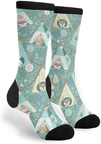 Animal Woodland Camping Novelty Socks For Women & Men One Size - Gifts