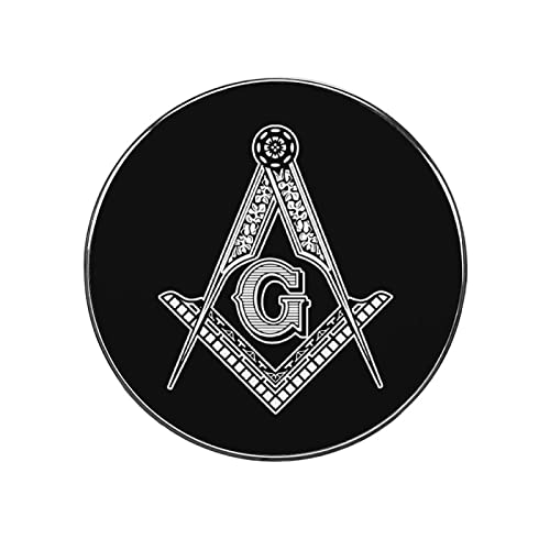 Freemasonry Sign Fridge Sticker Round Refrigerator Decorative Cute Accessories for Home Kitchen Decor